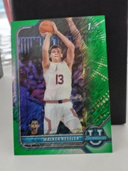 2022 1st Bowman University #12 Walker Kessler 39/99 Green Shimmer Prospects