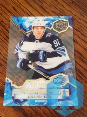 2021-22 UD Ice Premieres Cole Perfetti #245 Blue 121/599