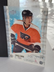 2010-11 Upper Deck Ice Premieres Acetate #80 Eric Wellwood 343/999 Flyers