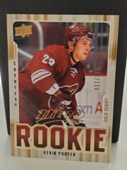 2008-09 Upper Deck MVP Kevin Porter #390 Gold Script Rookie RC 011/100 Coyotes