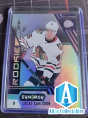 2020-21 Upper Deck Synergy Purple /65 Lucas Carlsson #85 Rookie
