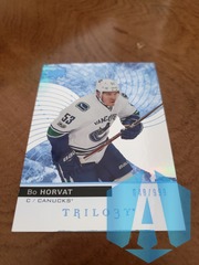 2017-18 Upper Deck Trilogy Blue #27 Bo Horvat 648/999 Vancouver Canucks