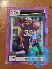 2022 Panini Score Purple Cubic Parallel #287 Devin McCourty  048/299