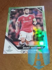 2021-22 Topps UCL Collection Green Foil 060/199 Bruno Fernandes #78