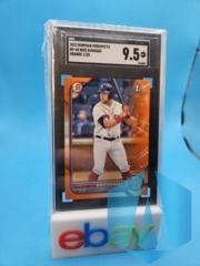 2022 1st Bowman Chrome NIKO KAVADAS /25 True Orange Ref SGC 9.5