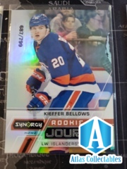 2020-21 KIEFFER BELLOWS UD SYNERGY ROOKIE JOURNEY HOME #RJ-KB ISLANDERS #/799
