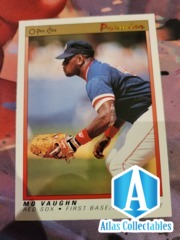 1991 OPC O PEE CHEE BASEBALL #124 MO VAUGHN