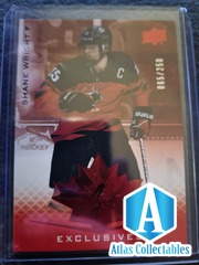 2021-22 UD Team Canada Juniors Base Exclusives Card # 40 Shane Wright /250