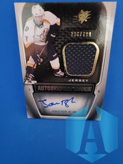 2011-12 SPx #187 Jonathon Blum Rookie Card Auto Jersey 298/799