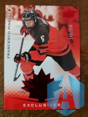 UD Team Canada 2021 Francesco Pinelli #92 Exclusives Kings Rookie 149/250