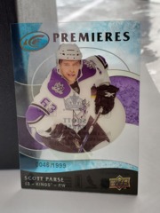 2009-10 Upper Deck Ice Premieres Acetate #101 Scott Parse 0046/1999 Kings