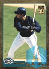 2001 Topps 50 Years Gold #T47 Devon White 0131/2001