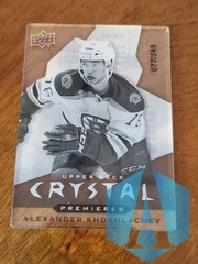 2014 Trilogy Crystal Rookies 077/249 Alexander Khokhlachev #TCR-AK Acetate