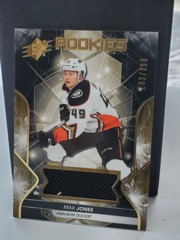 2019-20 SPX Rookies Jersey #70 Max Jones RC 103/399 Ducks
