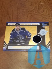 2003-04 Pacific Prism Game-Worn Jersey 0974/1185 Jason Allison #120
