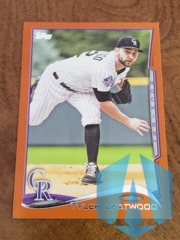 2014 Topps Orange Parallel Tyler Chatwood #380