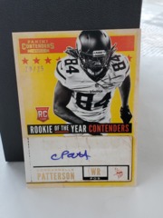 2013 Panini Contenders 20/25 Cordarrelle Patterson #1 Rookie Of the Year Contender Auto RC