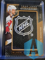 2021-22 Black Diamond - 1/1 Ken Daneyko LOGOMAN LOGO JUMBO