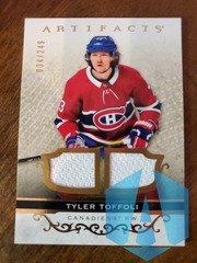 2021-22 UD Artifacts Tyler Toffoli #90 Dual Jersey  034/249