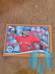 2014 Topps Orange Parallel R.A. Dickey #421