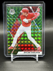 2021 Panini Mosaic Green Prizm Rookie Dylan Carlson #227 St. Louis