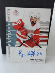 2019-20 UD SP Authentic Ryan Kuffner #155 Future Watch Rookie AUTO 815/999 Red Wings