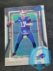 2021-22 Josh Allen Zoned In Blue Sparkle Playbook Case Hit Buffalo Bills #ZI-JAL