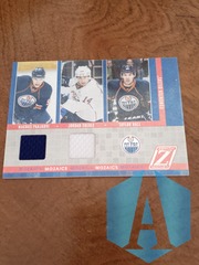 2010-11 Zenith Paajarvi/Eberle/Hall Mozaics Double Jersey # 9