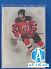 2020-21 UD SP Authentic Nico Hischier Spectrum FX S-27 Devils