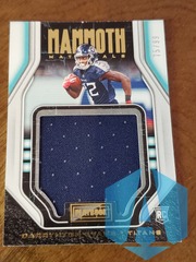 2020 Panini Playbook Mammoth Materials Darrynton Evans MM-DE RC Jersey 75/99 Tennessee