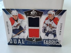 2009-10 SP Game Used Dual Jerseys Nathan Horton Stephen Weiss #AF2-WH 025/100