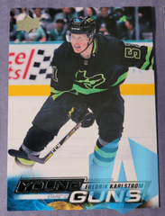 2022-23 Upper Deck Fredrik Karlstrom #229 Rookie Dallas Stars