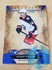 2020-21 Upper Deck Artifacts Blue Sapphire 240/499 Gustav Nyquist #52