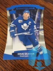 2015-16 Upper Deck Contours Blue #96 Doug Gilmour 435/499 Die Cut