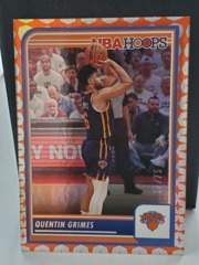 2023-24 Panini NBA HOOPS Gravity Holo #83 Quinton Grimes 17/75 Knicks