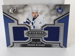 2005-06 SPx Winning Materials Dual Jerseys 223/350 Bryan McCabe #WM-MC