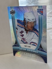 2009-10 Upper Deck Trilogy Rookie Premieres 687/799 Artem Anisimov #154