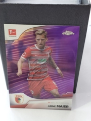 2023 Topps Chrome Bundesliga Purple #2 Arnie Maier Augsburg 008/299