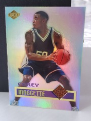 1999 Collector's Edge Rage Authentic Gameball Corey Maggette #CM Rookie