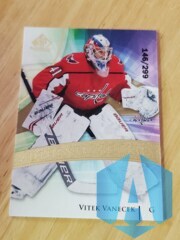 2020-21 SP Game Used Authentic Rookies Golden 146/299 Vitek Vanecek #127
