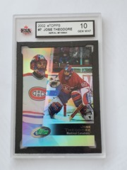 2002 eTopps #7 Jose Theodore Serial #0159943 KSA 10 GEM MINT 40959003
