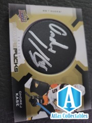 2020-21 Trilogy Signature Pucks #SP-OK Ondrej Kase