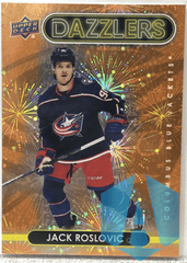2021-22 Upper Deck Dazzlers Orange Jack Roslovic #DZ-64 Columbus Blue Jackets
