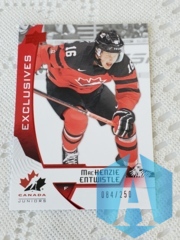 2019-20 Upper Deck Team Canada Juniors Exclusives #25 MacKenzie Entwistle 084/250