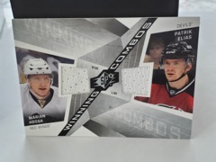 2008-09 SPx Winning Combos Marian Hossa Patrik Elias #WC-HE Dual Jerseys