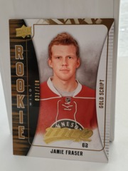 2009-10 Upper Deck MVP Gold Script 031/100 Jamie Fraser #365 Rookie Wild