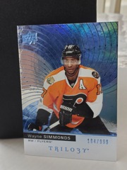 2017-18 Upper Deck Trilogy Blue #7 Wayne Simmonds 164/999 Flyers