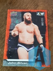 2022 Upper Deck AEW John Silver #25 Orange Dynamite 111/299