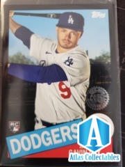 2020 Update 1985 Topps Baseball Black /299 Gavin Lux #85TB-19 Rookie