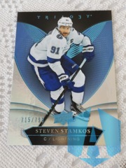 2018-19 Upper Deck Trilogy Blue Parallel #17 Steven Stamkos 715/799 Lightning